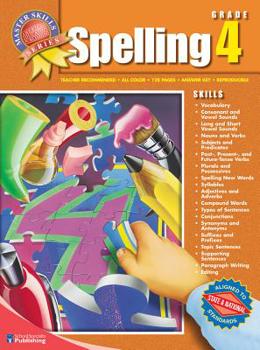 Paperback Spelling & Writing, Grade 4 Book