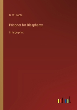 Paperback Prisoner for Blasphemy: in large print Book