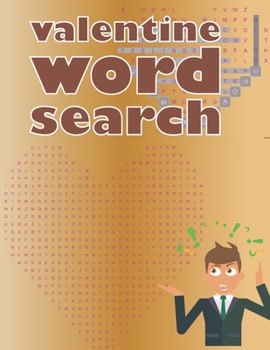 Valentine Word Search: Puzzles Large Print Challenge for Adults and kids, With Hidden messages, Gifts for Valentine's Day