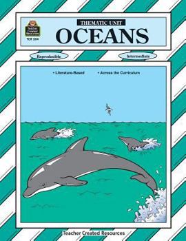 Paperback Oceans Thematic Unit Book