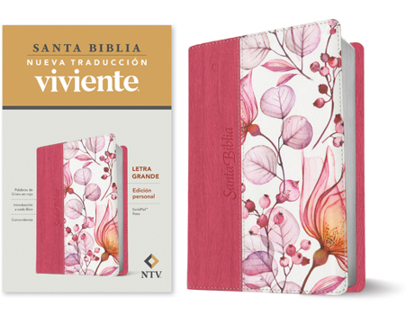 Imitation Leather Santa Biblia Ntv, Edición Personal, Letra Grande (Letra Roja, Sentipiel, Rosa) [Spanish] [Large Print] Book