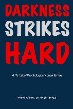 Paperback Darkness Strikes Hard [Large Print] Book