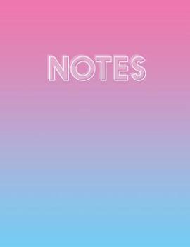 Paperback Notes: Gradient - Single Subject Notebook (College Ruled) Book