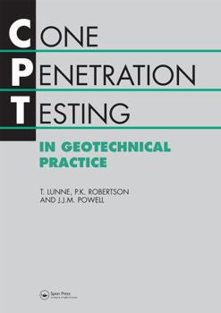 Hardcover Cone Penetration Testing in Geotechnical Practice Book