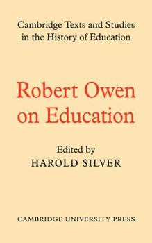 Paperback Robert Owen on Education Book