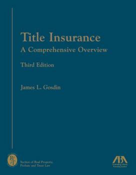 Paperback Title Insurance: A Comprehensive Overview [With CDROM] Book