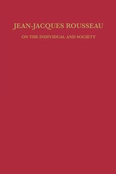 Paperback Jean-Jacques Rousseau: On the Individual and Society Book