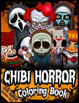 Paperback Chibi Horror coloring book: Creepy Chibi coloring book