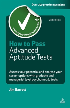 Paperback How to Pass Advanced Aptitude Tests Book