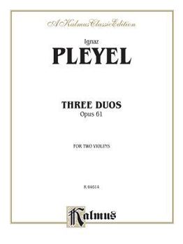 Paperback Three Duos, Op. 61 Book