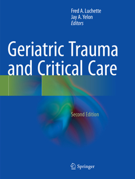 Paperback Geriatric Trauma and Critical Care Book