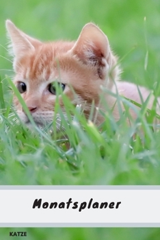 Paperback Monatsplaner Katze: Ein sch?nes Geschenk f?r echte Katzenliebhaber. [German] Book