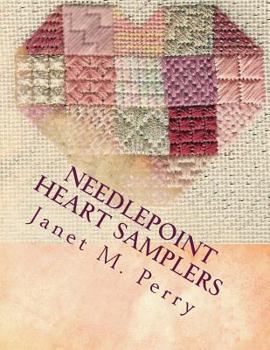 Paperback Needlepoint Heart Samplers Book