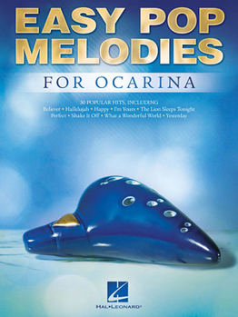 Paperback Easy Pop Melodies for Ocarina Book