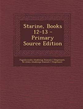 Paperback Starine, Books 12-13 [Croatian] Book