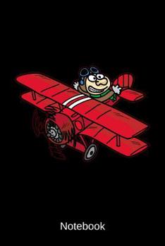 Paperback Notebook: Red Baron Personal Organizer Book