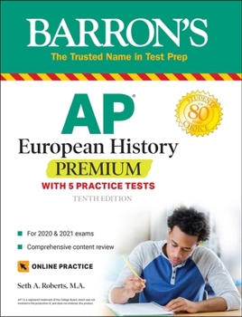 Paperback AP European History Premium: With 5 Practice Tests Book
