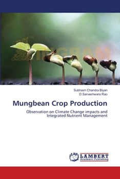 Paperback Mungbean Crop Production Book