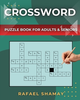 Crossword Puzzle Book for Adults: Large Print Easy Puzzles with Solutions