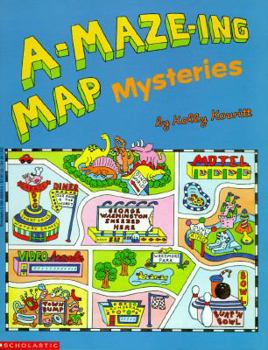 Paperback A-Maze-Ing Map Mysteries Book