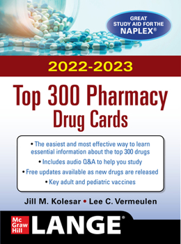 Paperback McGraw Hill's 2022/2023 Top 300 Pharmacy Drug Cards Book