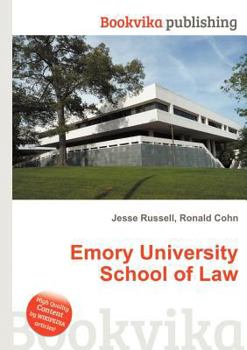Paperback Emory University School of Law Book