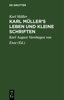 Hardcover Karl Müller's Leben und kleine Schriften [German] Book