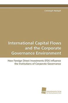 Paperback International Capital Flows and the Corporate Governance Environment Book