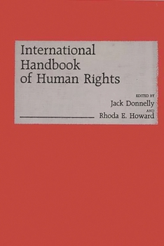 Hardcover International Handbook of Human Rights Book
