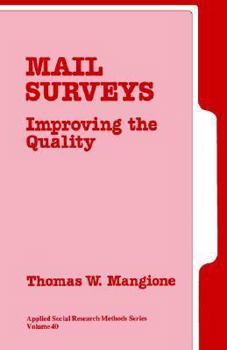 Paperback Mail Surveys: Improving the Quality Book