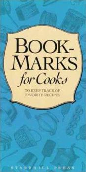 Paperback For Cooks Bookmarks: 12 Designs Book