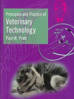 Hardcover Principles and Practice of Veterinary Technology Book