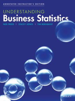 Hardcover Understanding Business Statistics - Annotated Instructor's Edition Book