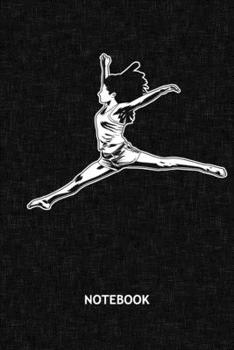 NOTEBOOK: Dance Girl Note Book Grid-lined 6x9 - Dancing Journal A5 Gridded - Dance Couple Planner Ballet Dance 120 Pages SQUARED - Dream Job Diary ... Soft Cover - Dance Partner Birthday Present