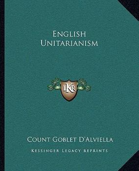 Paperback English Unitarianism Book