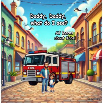 Paperback Daddy, Daddy, what do I see? AJ learns about jobs! Book