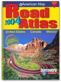 Paperback Us/Canada/Mexico Road Atlas 2004 (Standard) Book