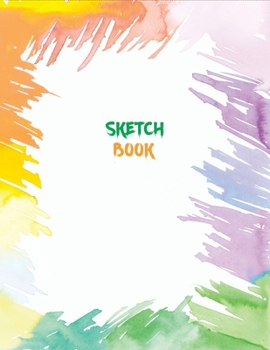Sketch Book: Large Notebook for Drawing, Painting, Writing, Sketching or Doodling, 8.5x11" White Paper (Abstract Cover Design vol.17)