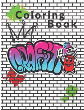 Paperback Graffiti Coloring Book: Street Art for Teens and Adults Book
