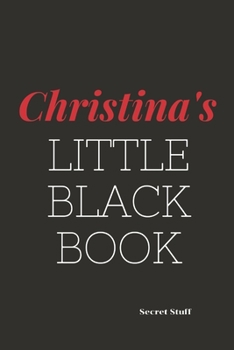Paperback Christina's Little Black Book.: Christina's Little Black Book. Book
