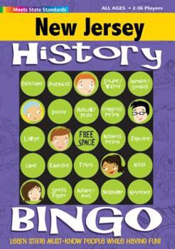 Hardcover New Jersey History Bingo Game! Book