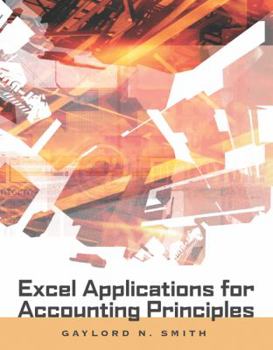 Paperback Excel Applications for Accounting Principles [With CDROM] Book