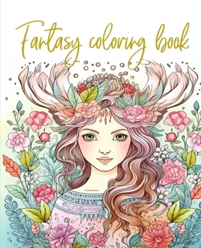 Paperback Fantasy coloring book