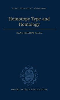 Hardcover Homotopy Type and Homology Book