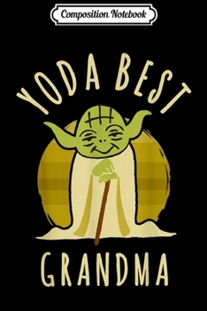 Paperback Composition Notebook: Yoda Best Grandma Cartoon Yoda Journal/Notebook Blank Lined Ruled 6x9 100 Pages Book