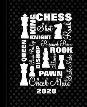 Paperback Chess Players Design: Diary Weekly Spreads January to December Book
