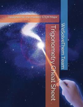 Paperback Trigonometry Cheat Sheet: Designed for the modern STEM Major Book