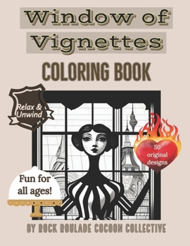 Paperback Window of Vignettes: coloring Book