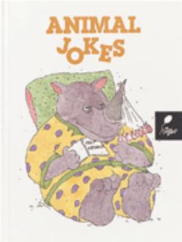 Library Binding Animal Jokes Book