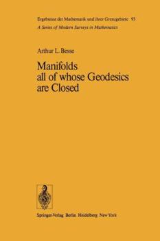 Paperback Manifolds All of Whose Geodesics Are Closed Book